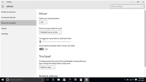Mouse And Touchpad Settings In Windows 10 Tutorial Teachucomp Inc