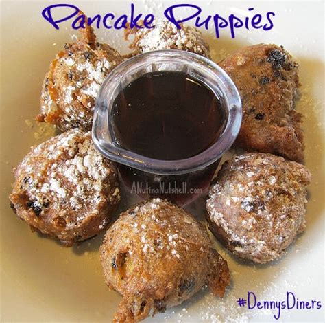 Where do the calories in denny's pumpkin spice pancake puppies, 6 pieces, without creme cheese icing come from? Game On! Denny's Partners with Atari #DennysDiners - Eat Move Make