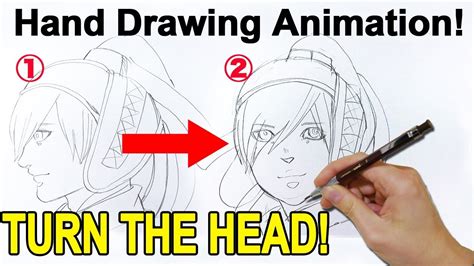 Learning Hand Drawn Animation｜turn The Head Youtube