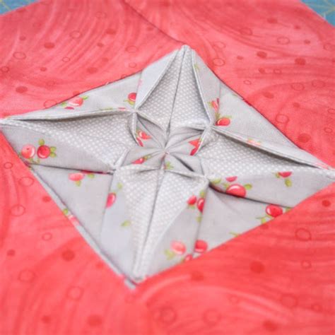 Block 24 Fabric Origami Textured Quilt Sampler Sewn Up