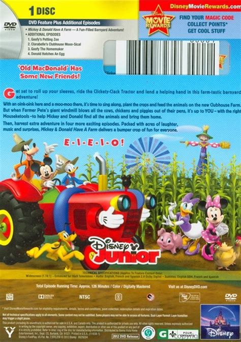 Mickey Mouse Clubhouse Mickey And Donald Have A Farm Dvd Dvd Empire