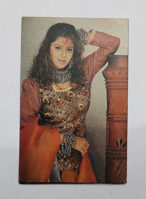 Bollywood Actress Naghma Daughter Of Sri Arvind Rare Post Card 2125 Picclick
