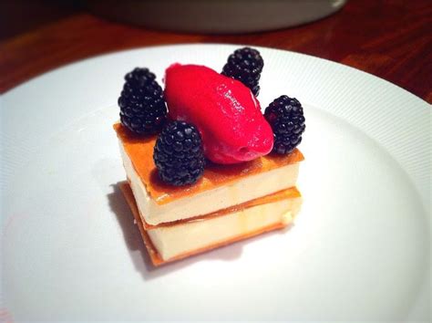 Seating is limited, please phone ahead for a reservation. Buttermilk Panna Cotta and Honeycomb Sandwich. | Cooking recipes desserts, Winter desserts fine ...