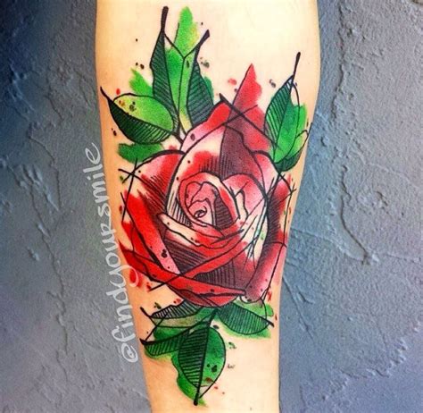 Rosa tattoos pink rose tattoos rose and butterfly tattoo small flower tattoos flower tattoo designs tattoo flowers watercolor tattoo fade rose tattoo is such a wonderful idea for all the women in the world if they want to have a floral tattoo. Rose Watercolor Tattoo - Findmysmile | Things I like ...