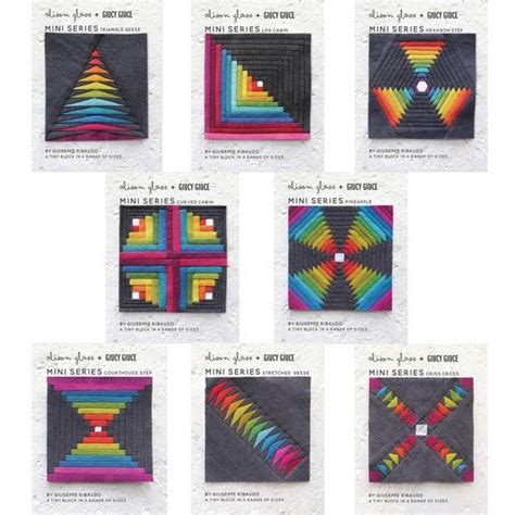 Mini Series Paper Pieced Quilt Pattern By Giuseppe Ribaudo Etsy