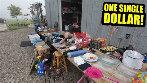 ONE DOLLAR YARD SALE SURPRISE! - YouTube