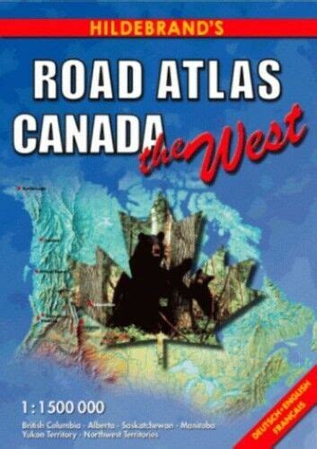 Canada Road Atlas The West Usa And Canada Road Atlases Sheet Map