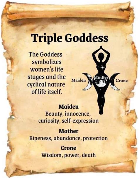 The Triple Goddess Symbol And Meaning Of The Maiden Mother Crone Spells8