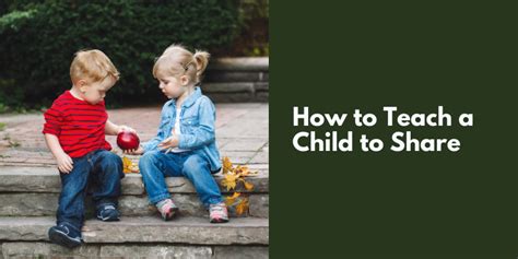 How To Teach A Child To Share Social Skills