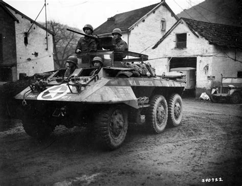 M20 “rusty” Armored Car Of The 6th Cavalry Group With Modified 50 Cal