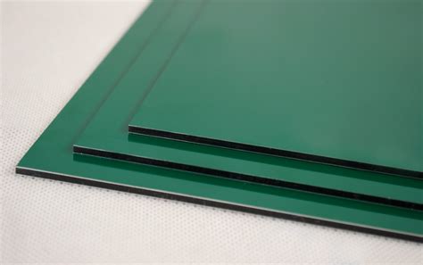 Green Dibond Aluminium Composite Panel 3 Mm Cps