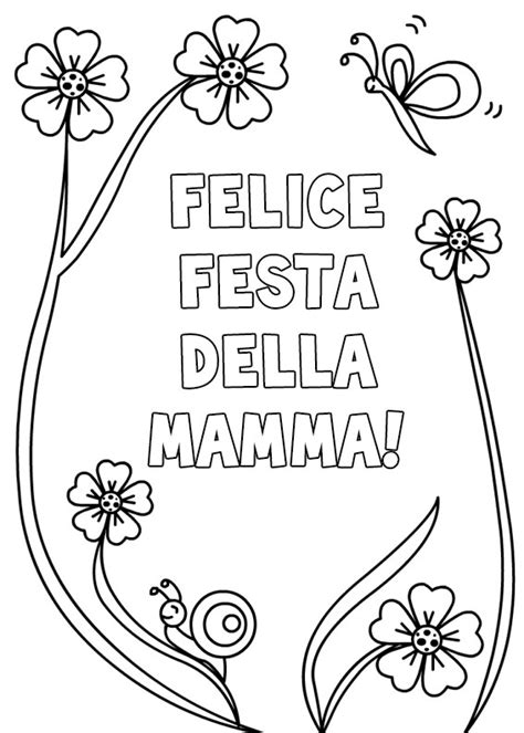 Disegni Per La Festa Della Mamma Da Colorare Pianetabambini It
