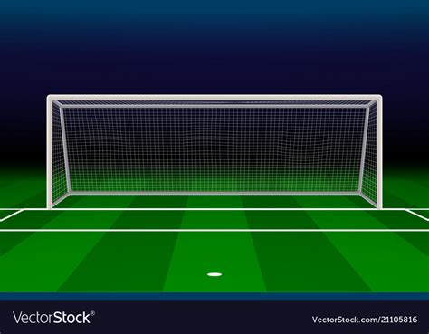 Realistic Football Goal Royalty Free Vector Image