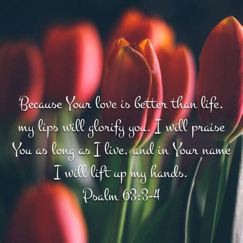 Psalms Because Your Love Is Better Than Life My Lips Will