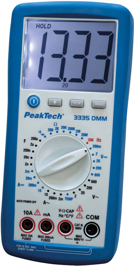 Peaktech 3335 Digitale Multi Meter Bei Reichelt Elektronik