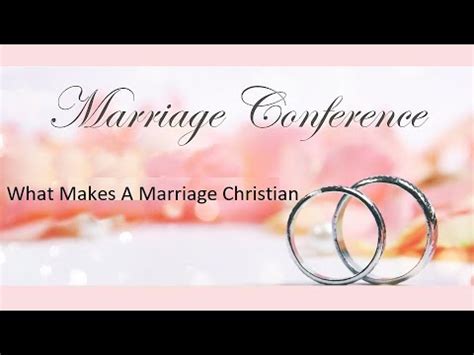 Marriage Conference Session Resolving Marital Conflicts In A Biblical Way YouTube