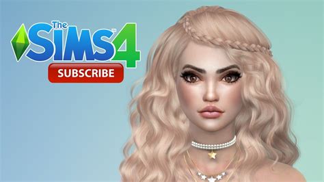 Sims 4 Create A Sim Cas Realistic Indie Rock Youtube