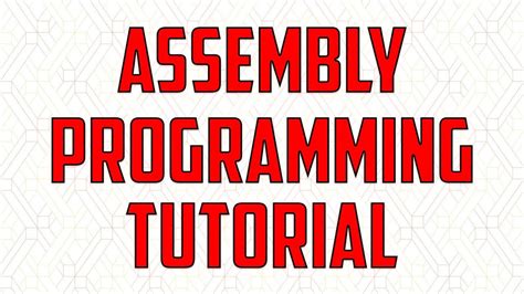 Assembly Language For Beginners The 20 Detailed Answer