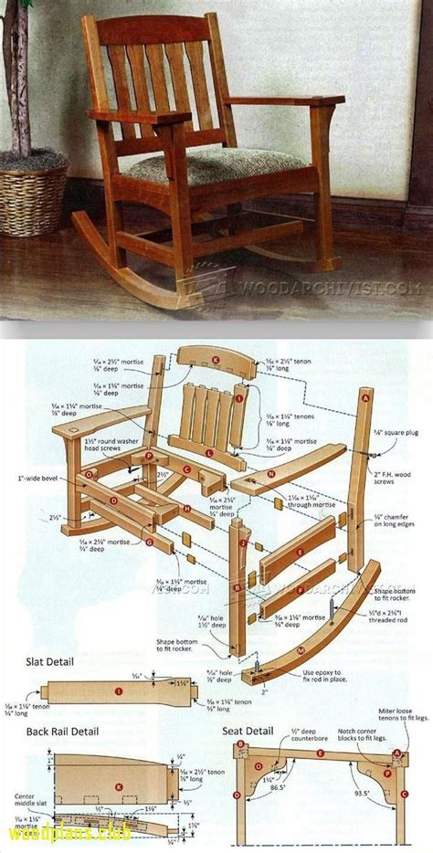 20 Rocking Chair Woodworking Plans Best Quality Furniture Check More