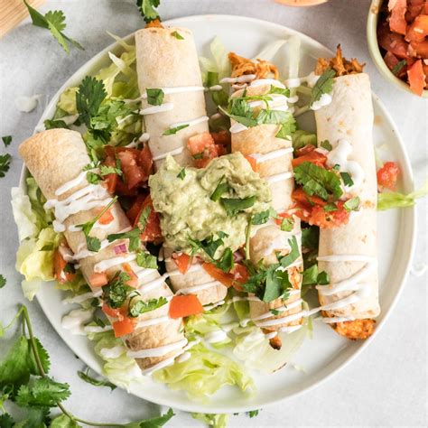 Baked Chicken Taquitos Tastes Of Homemade