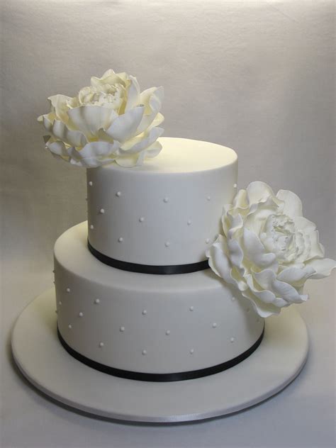 2 Tier Peony Wedding Cake 2 Tier Peony Wedding Cake The