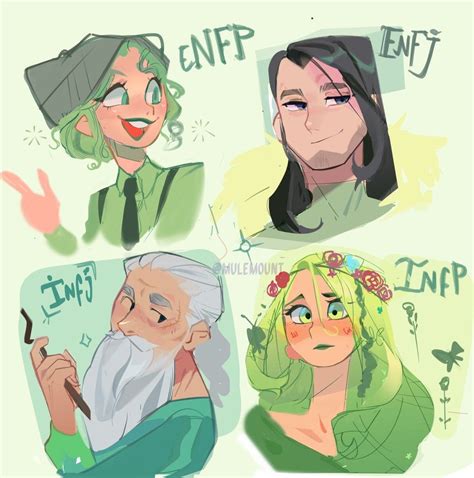 Mbti Fanart Of Intp And Esfj Infp Mbti Type Intp Personality Type