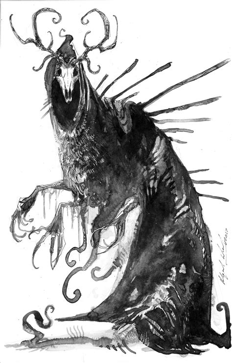 Eldritch Tumblr Dark Creatures Monster Art Creepy Art