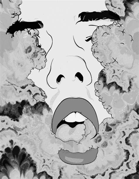 Head Filled Dope Eyes Hidden By Smoke Image 3299754 By Marky On