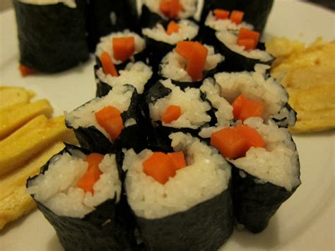 Carrot Maki Sushi