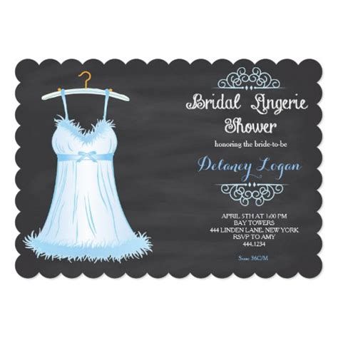 Lingerie Bridal Shower Invitation Zazzle