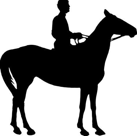 Horse Rider Silhouette At Getdrawings Free Download