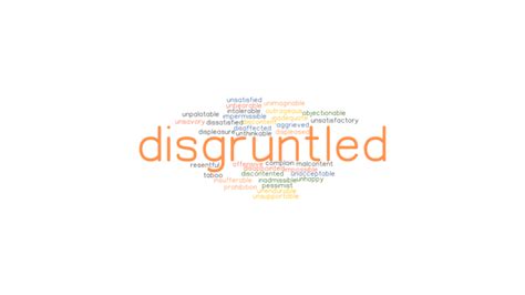 Disgruntled Synonyms And Related Words What Is Another Word For