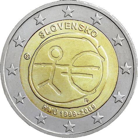 2 Euro Slovakia 2009 Km 103 Coinbrothers Catalog