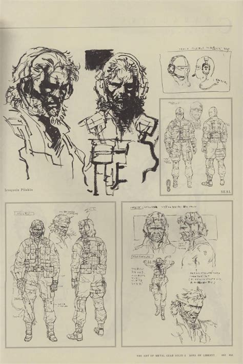 Metal Gear Solid 2 Concept Art Solid Snake Concept Art 2020 캐릭터