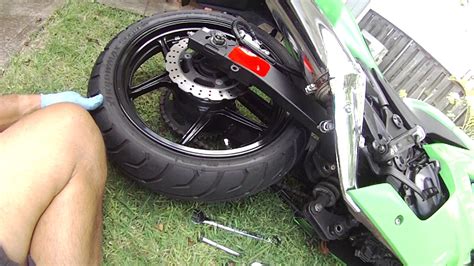 Lowering Motorcycle
