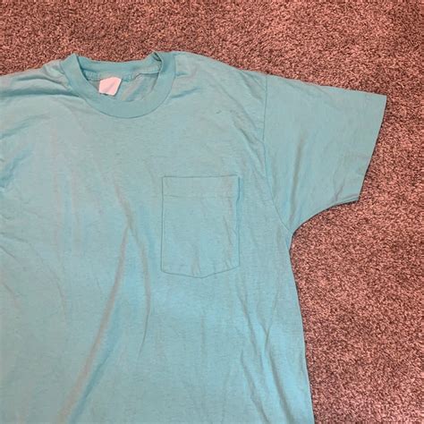 Vintage Plain Teal T Shirt Size M Medium L Large Vtg 90s 1990s Etsy