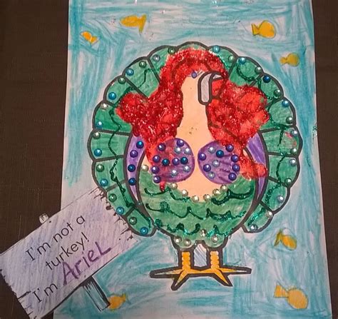 Disguise A Turkey Little Mermaid School Crafts School Projects