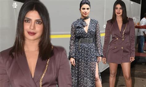 Priyanka Chopra Flashes A Hint Of Cleavage In Floral Dress As She Promotes The Sky Is Pink In