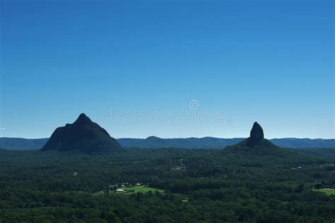 Glass House Mountains Australia Stock Photo Image Of Landscape