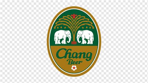 Chang Beer Thaibev Tusker Boon Rawd Brewery Thailand Label Logo Beer Bottle Png Pngwing