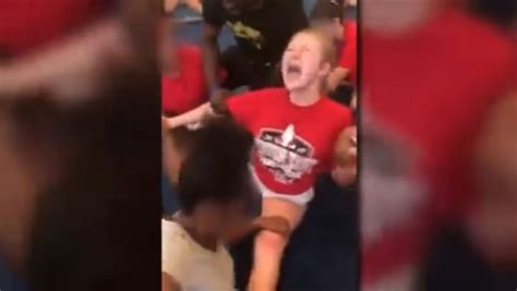 Cheerleaders Forced To Do The Splits In Disturbing Video Denver Coach And Principal Placed On
