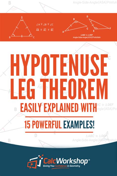 Hypotenuse Leg Theorem Easily Explained W 15 Examples