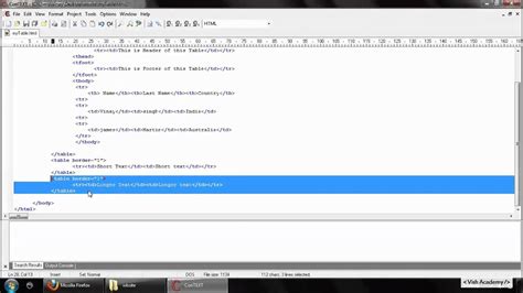 The <td> tag has width attribute to control the width of a particular column. Table width and alignment -- HTML table in Hindi (part 2/7 ...
