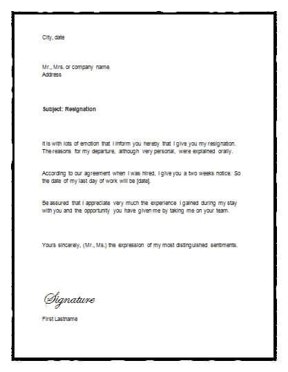 Maybe you would like to learn more about one of these? 5 Free Two Weeks Notice Letter Templates - Word - Excel ...