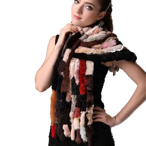 rabbit fur shawl scarves real rabbit fur scarves rabbit fur scarf rex rabbit scarf wraps