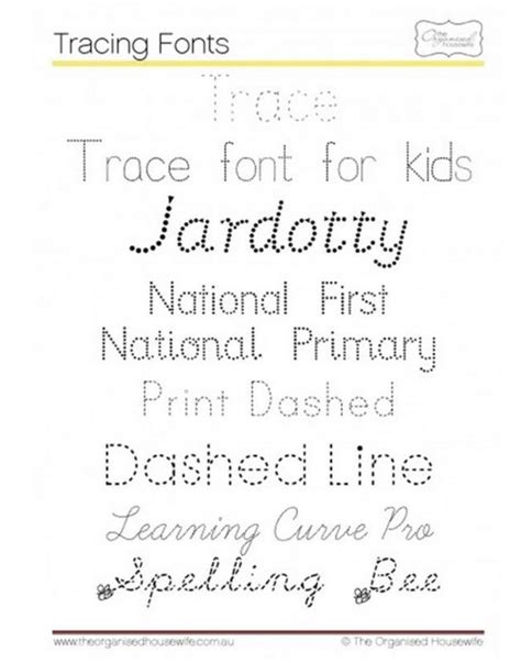 Browse and download handwriting fonts and generate images from custom text with handwriting fonts. 6 Free Tracing Fonts for Kids | Kid fonts, Preschool ...