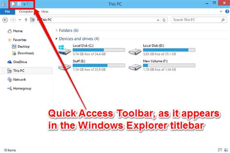 How To Customize Quick Access Toolbar In Windows 10