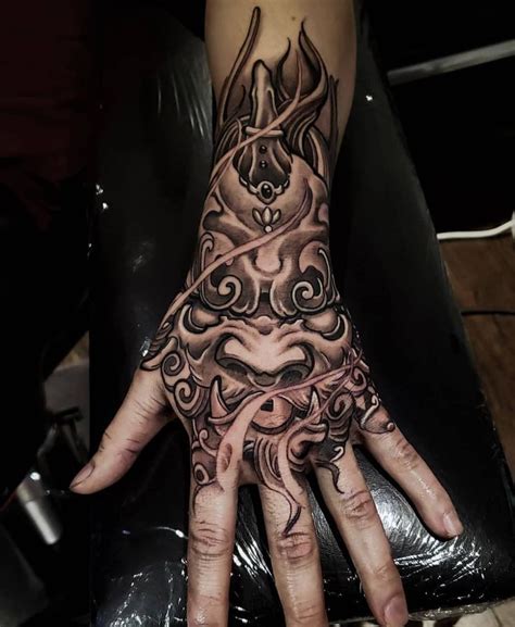 Chronic Ink Tattoo Markham Asian Tattoo Bks Steve Pi Xiu Hand Piece Completed Hand Tattoos For