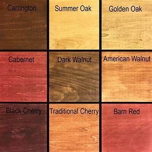 Chose Of Stain Colors Etsy Wood Stain Color Chart Wood Stain Colors