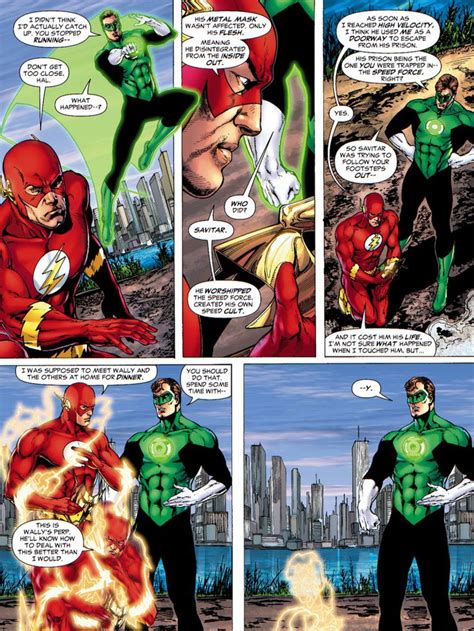 The Flash And Green Lantern Pensando En Ti Atrapados Correr